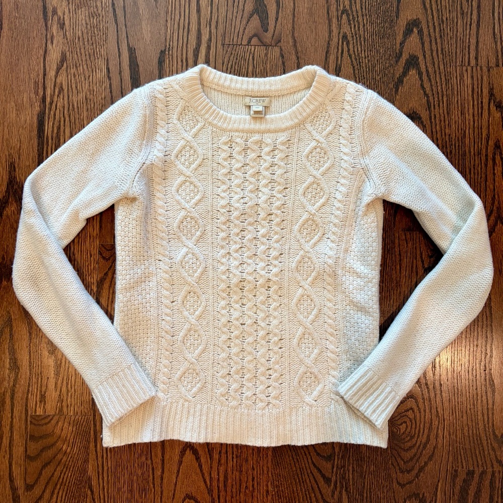 J. Crew Cableknit Sweater